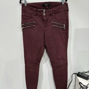 Torrid Burgundy Denim Pants